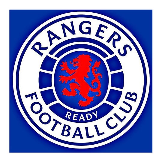 Football Club Logo Rangers 30*30cm full round drill diamond painting