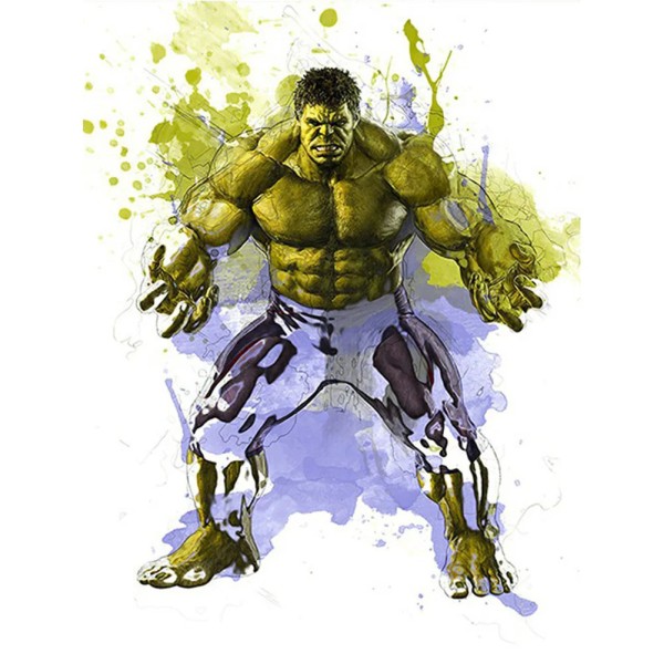 Hulk Superhero 40*50cm (canvas) full round drill diamond painting