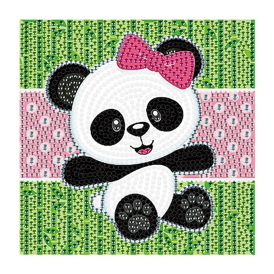 Red Panda 18*18cm full round drill diamond painting