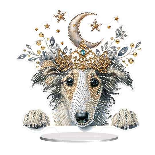 Diamond Painting Desktop Ornament Sheepdog
