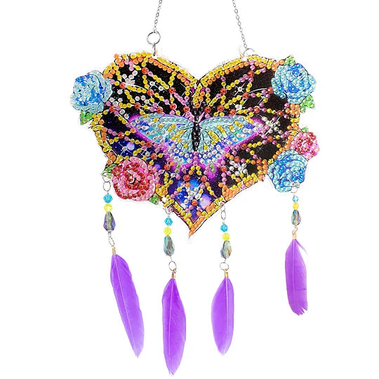 Feather Wind Chime Diamond Painting for Wall