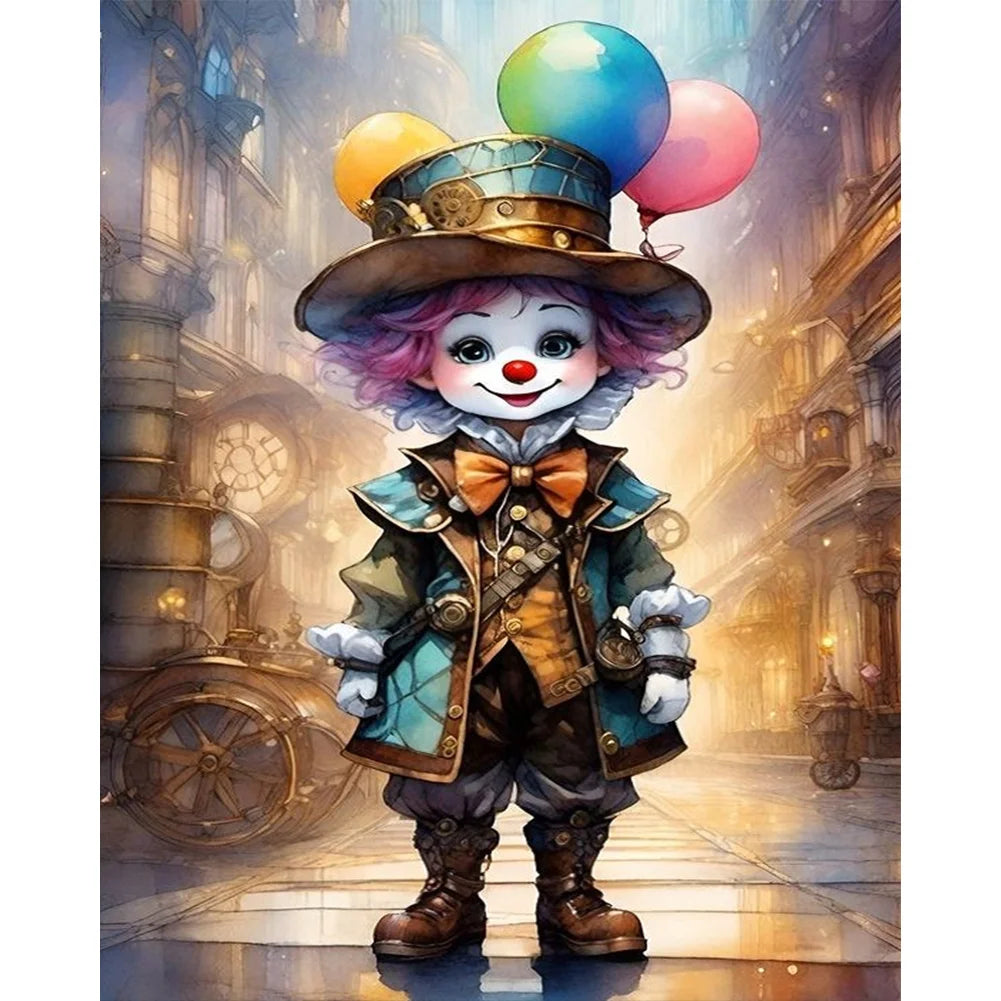 Clown 40*50cm full square drill diamond painting