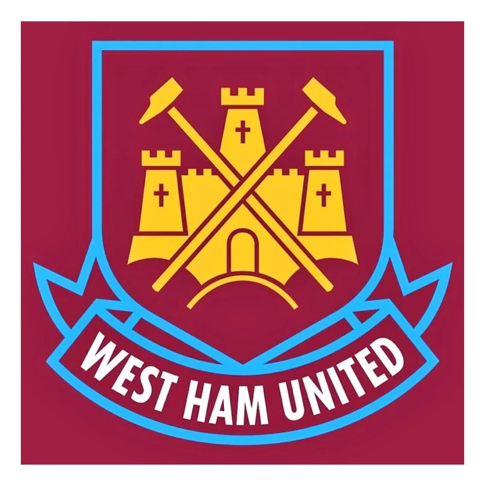 West Ham United 30*30cm full round drill diamond painting