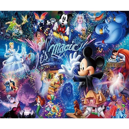 Mickey Mouse Magic 60*50cm full round drill diamond painting