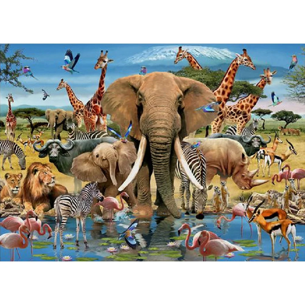 Tropical Animals 70*50cm full square drill diamond painting