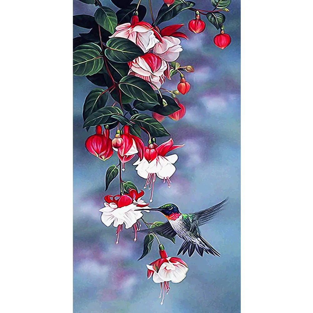 Hummingbird 45*85cm full square drill diamond painting