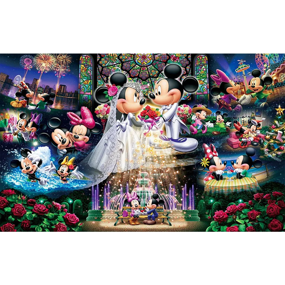 Disney Mickey Mouse 80*50cm full square drill diamond painting