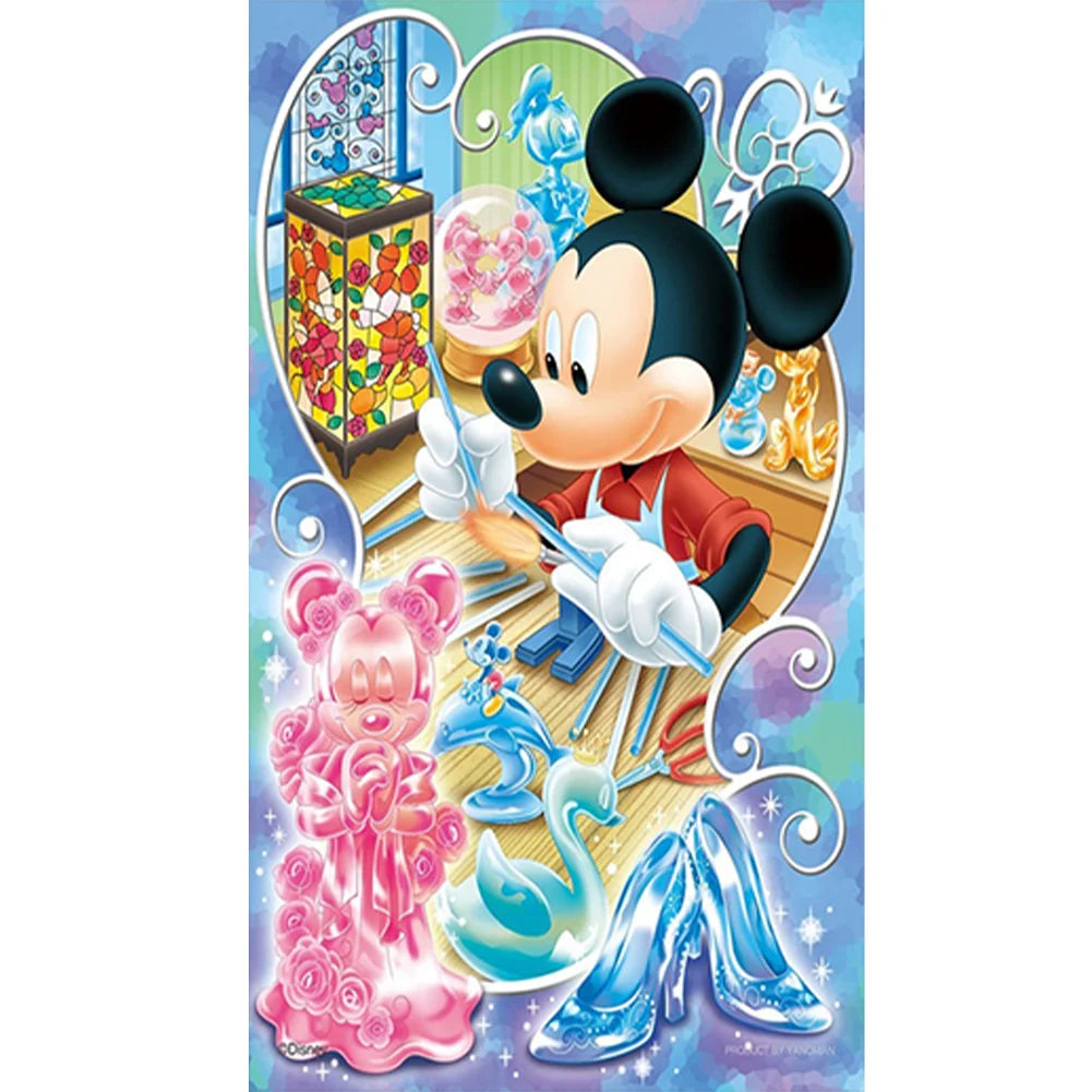 Mickey30*50cm full round drill diamond painting