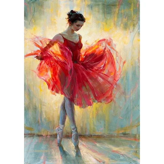 Ballet Girl 30*40cm full round drill diamond painting