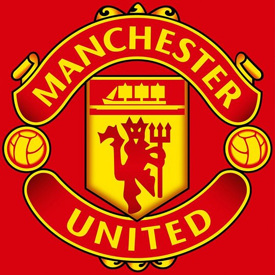 Manchester United Football Club 35*35cm full round drill diamond painting