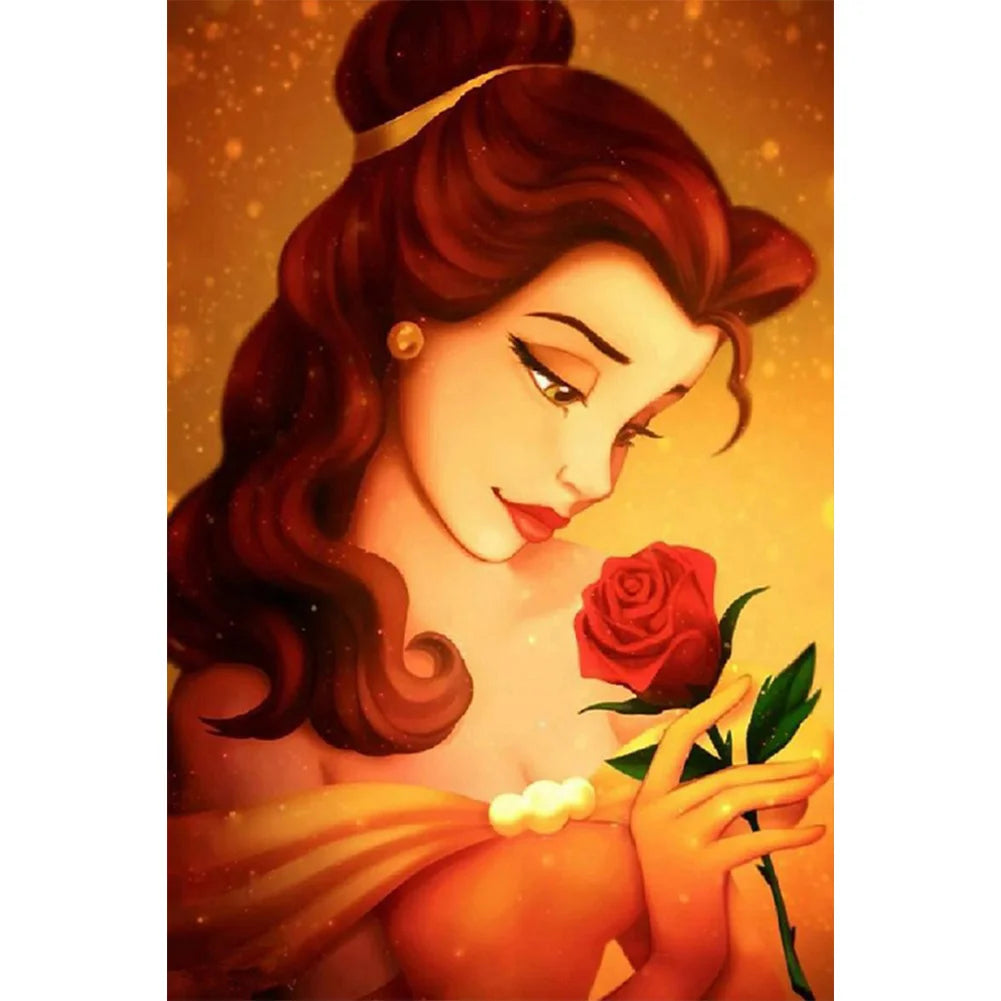 Princess Belle 40*60cm full round drill diamond painting