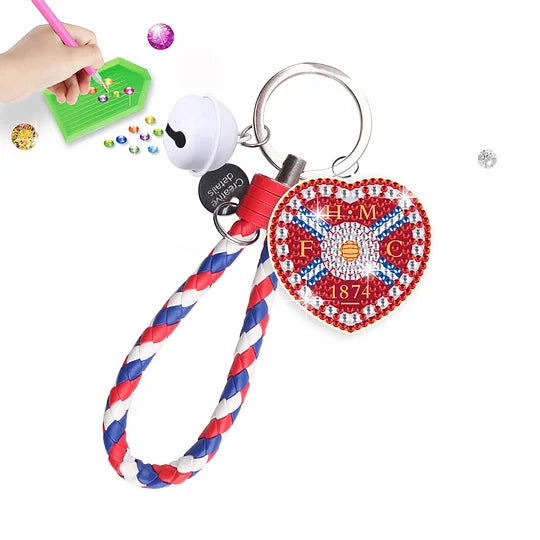 Double Sided Diamond Painting keychain