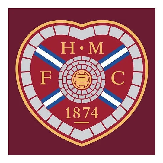 Football Team Logo Heart of Midlothian 30*30cm full round drill diamond painting