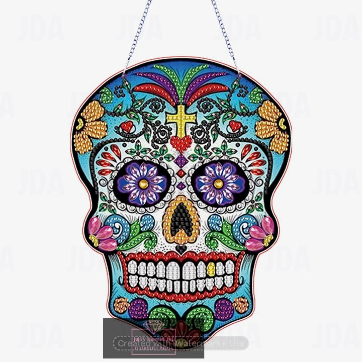 Acrylic skull diamond painting wall decor