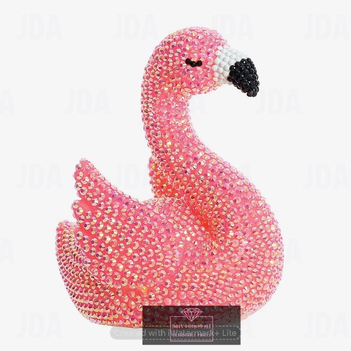 Animal diamond painting night lamp flamingo