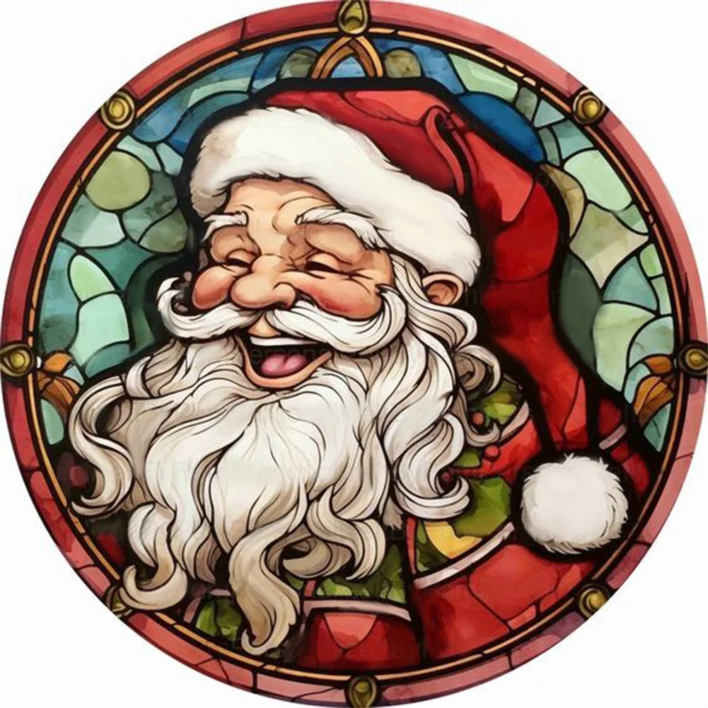 Santa Claus 30*30cm full round drill diamond painting