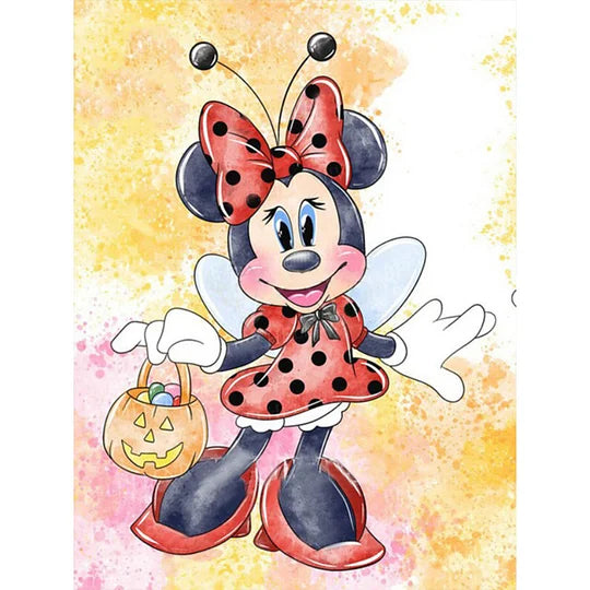 Halloween Minnie 30*40cm full round drill diamond painting