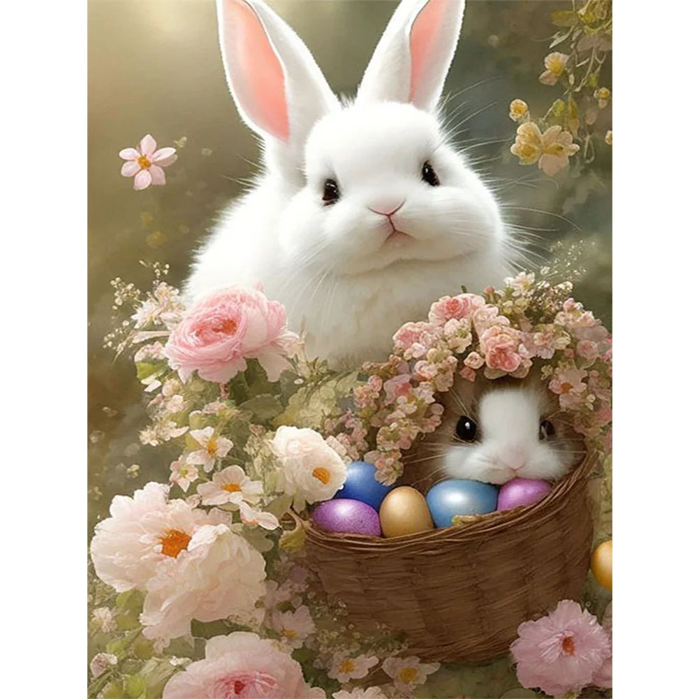 Bunny Full 11CT Pre-stamped 40*55cm Cross Stitch