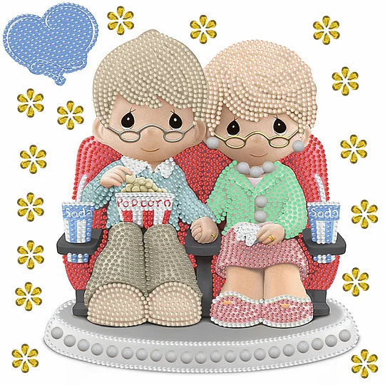 Precious Moment Doll 30*30cm special shaped drill diamond painting