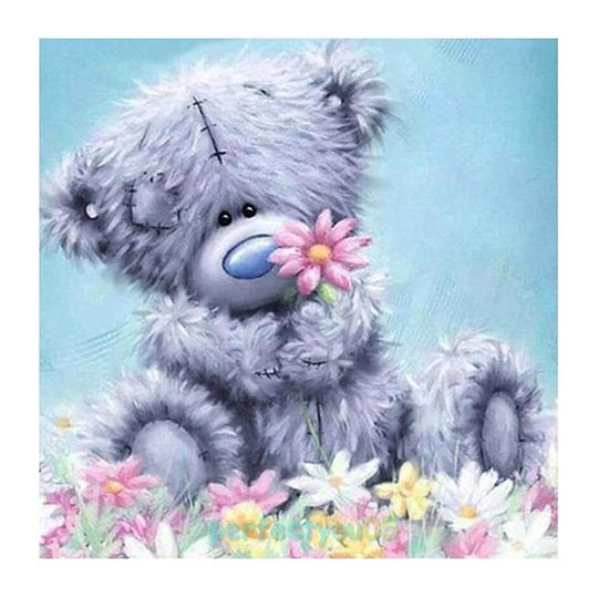 Bear 30*30cm full round drill diamond painting