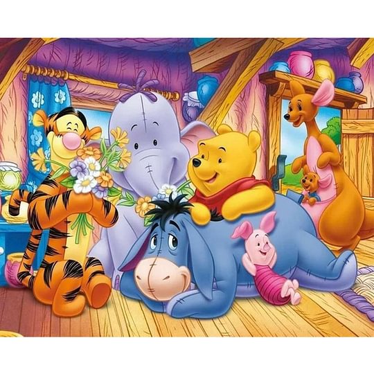 Winnie The Pooh 30*40cm full round drill diamond painting