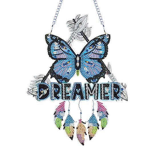 Special Shaped Diamond Painting Kit Suncatcher Dreamer Butterfly