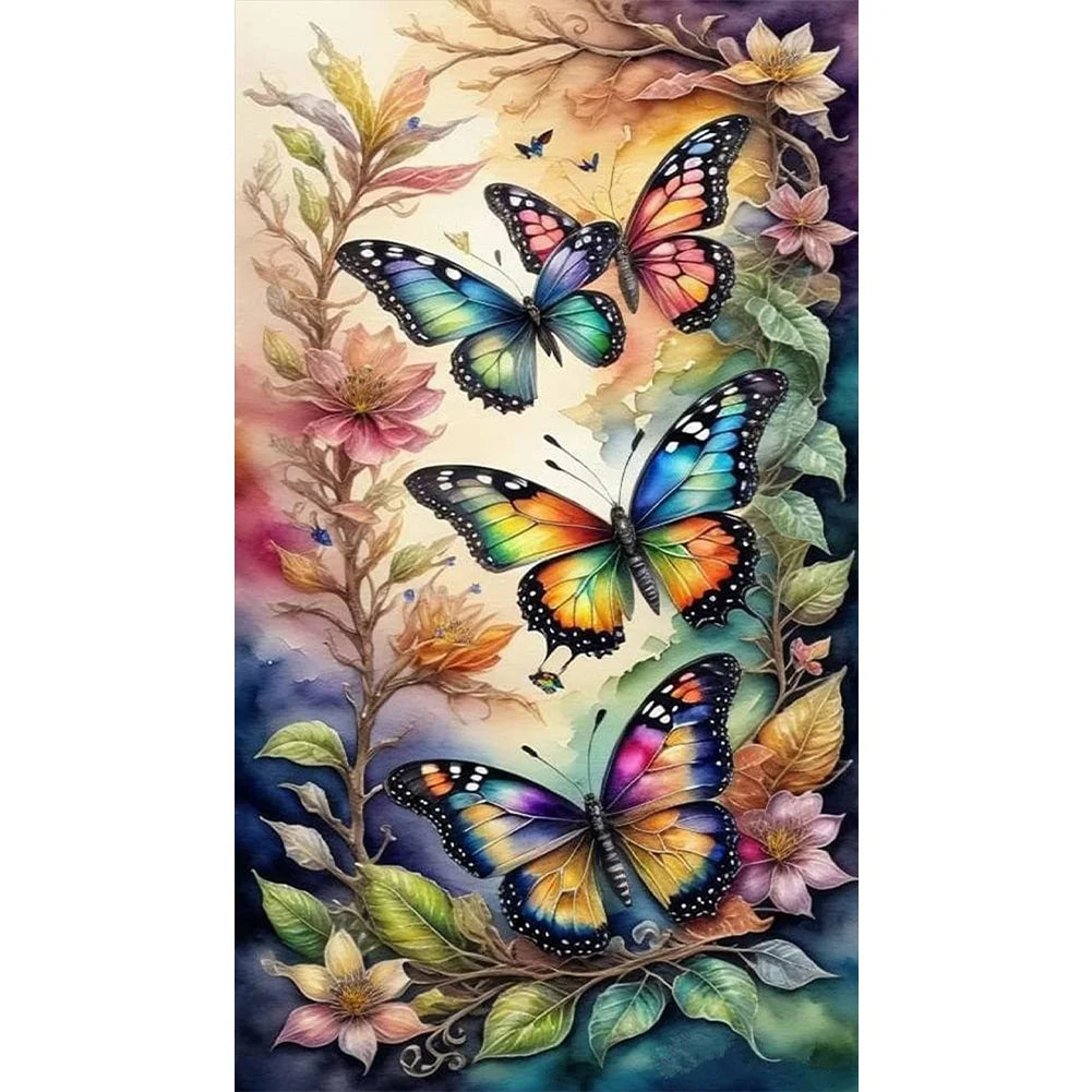 Butterfly 40*70cm full square drill diamond painting