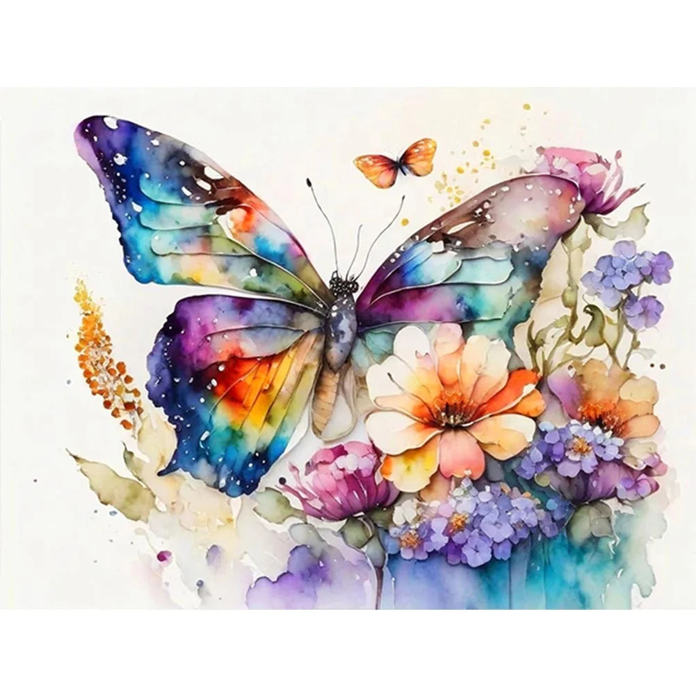 Butterfly 40*30cm full round drill diamond painting