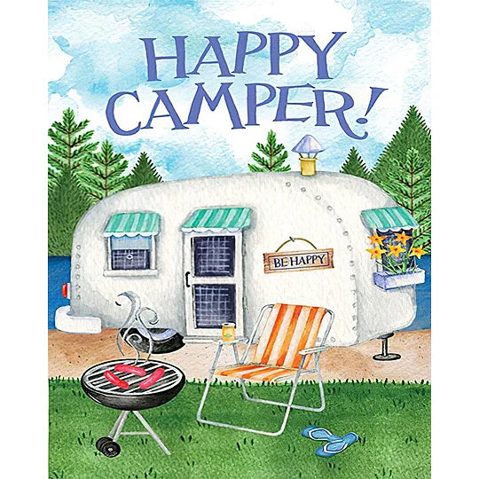 Happy Camping 20*30cm full square drill diamond painting