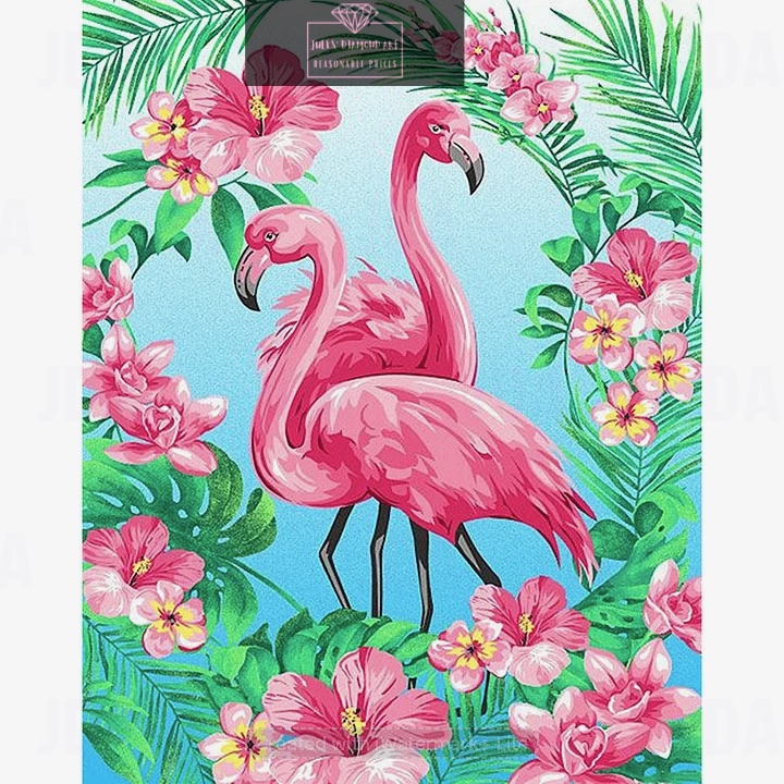 Flamingo 20*30cm full square drill diamond painting