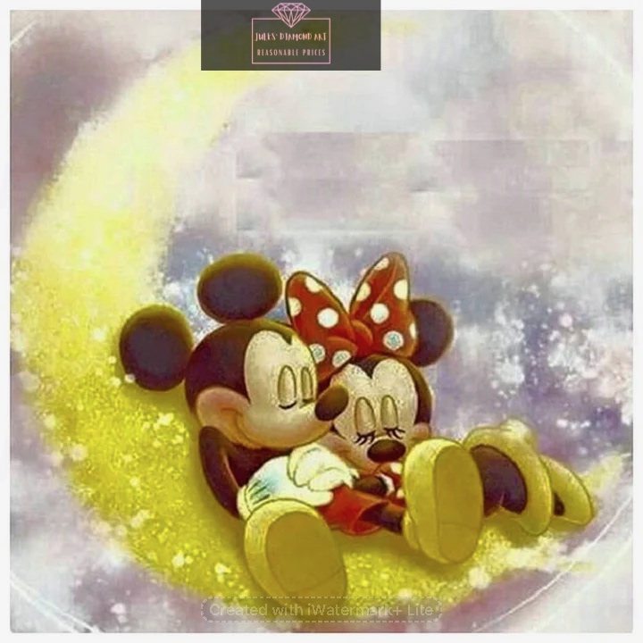 Mickey Mouse 30*30cm full round drill diamond painting