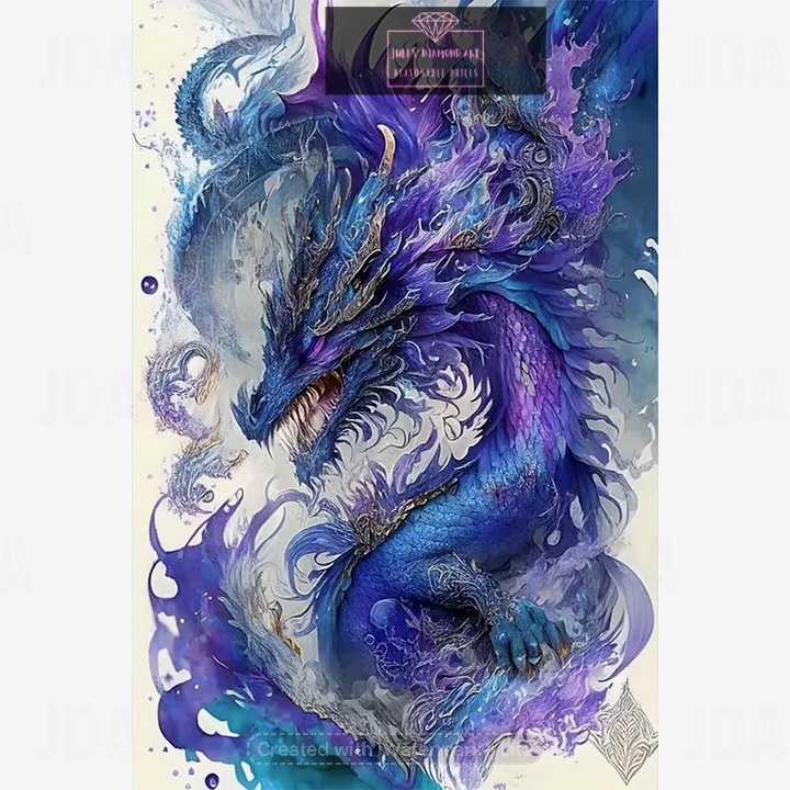 Dragon 40*60cm full round drill diamond painting