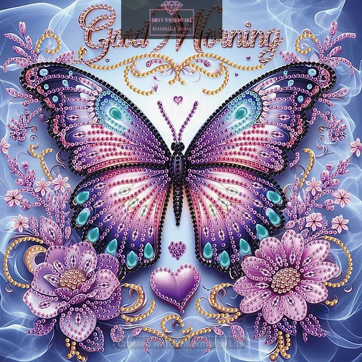 Fantasy Butterfly 30*30cm special shaped drill diamond painting