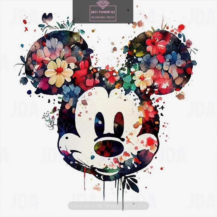 Mickey 40*40cm full round drill diamond painting