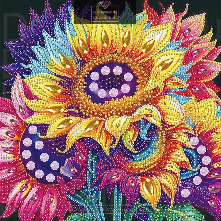 Sunflower 30*30cm special shaped drill diamond painting