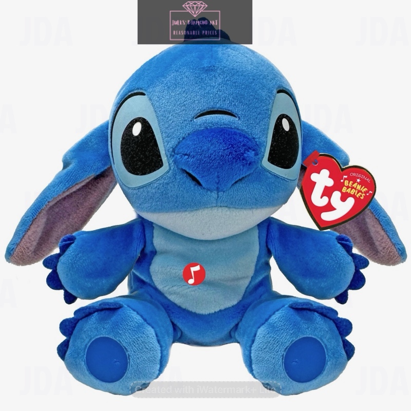 Disney TY Beanie Stitch with sound