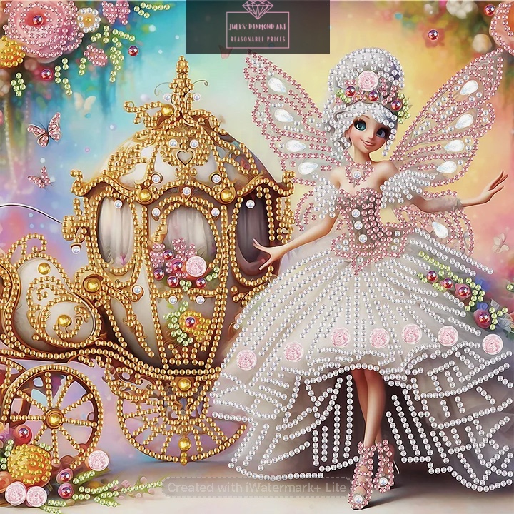 Elf Fairies 30*30cm special shaped drill diamond painting