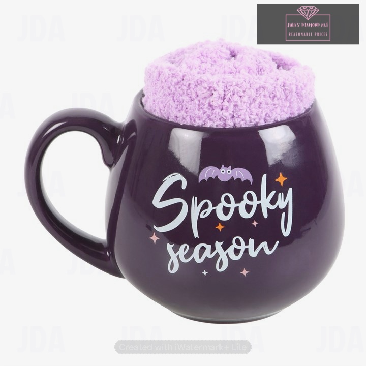 Spooky Season Mug and Socks Set