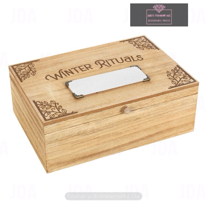 30cm Wooden Winter Rituals Box