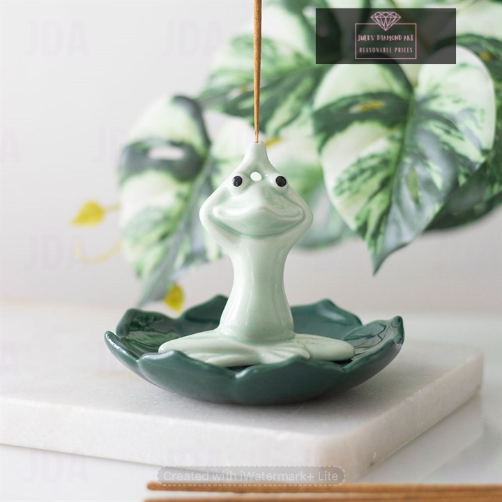 Yoga Frog Incense Stick Holder