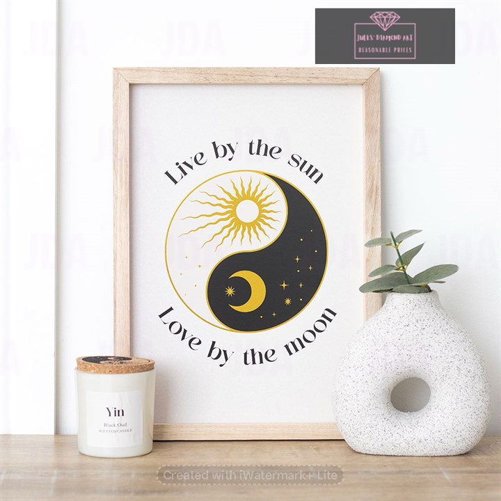 Yin Yang Framed Wall Art Print