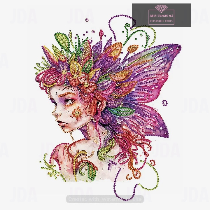 Butterfly Elf 30*40cm special shaped drill diamond painting