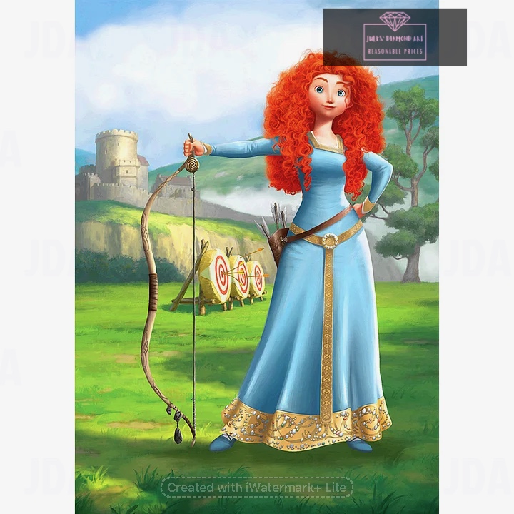 Merida 30*40cm full round drill diamond painting