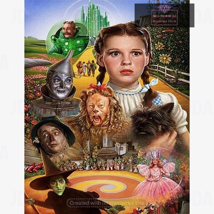 Movie 40*50cm full round drill diamond painting