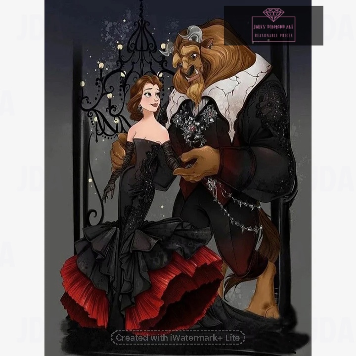 Disney Princess and Prince 30*40cm full round drill diamond painting