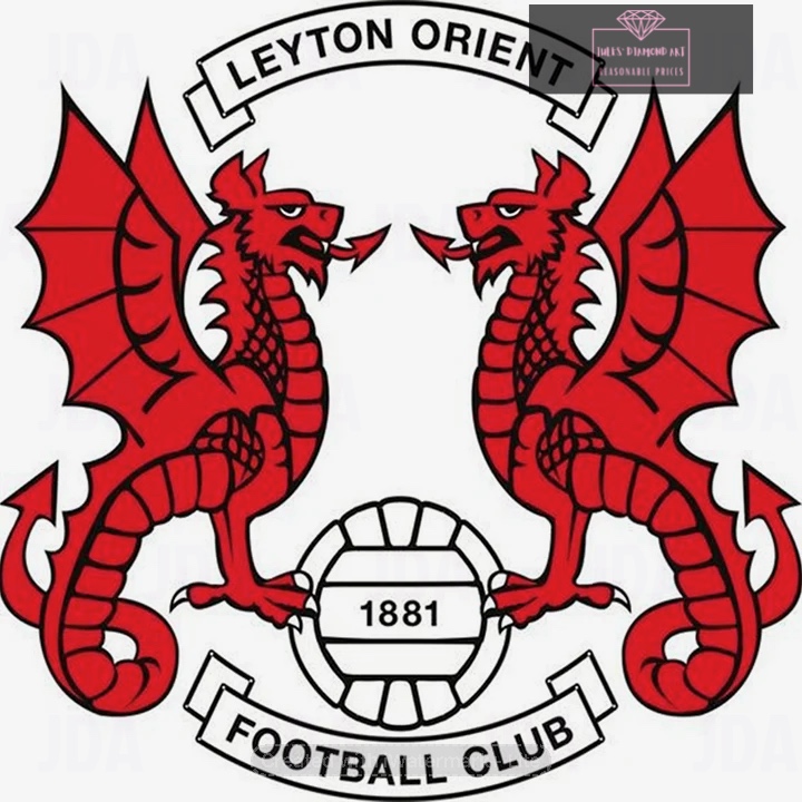 Leyton Orient FC Football Team 35*35cm full round drill diamond painting