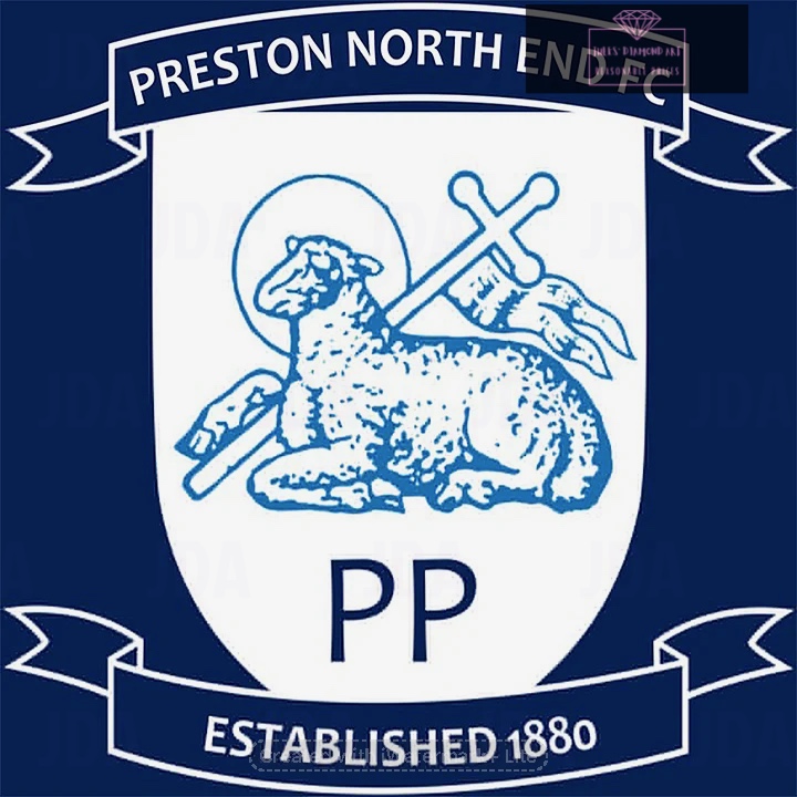 Preston North End FC 40*40cm full round drill diamond painting