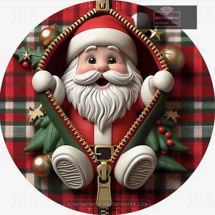 Father Christmas 30*30cm full round drill diamond painting