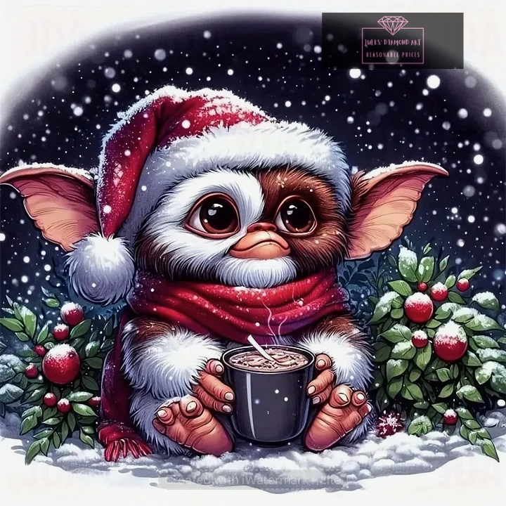 Gremlins Coffee 30*30cm full round drill diamond painting