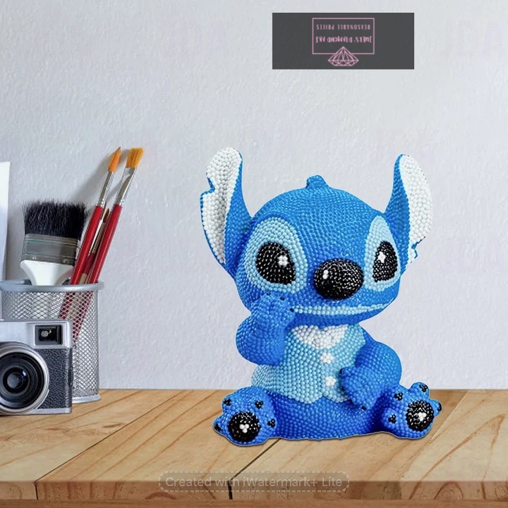 Vinyl Stitch Diamond Painting Piggy Bank